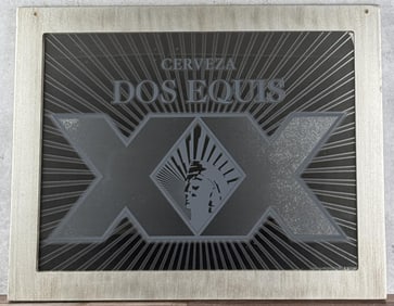 Dos Equis XX Bar Mirror Sign