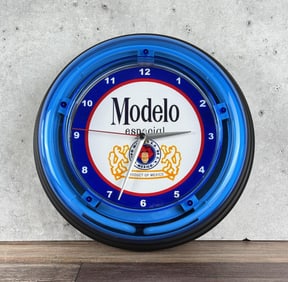 Modelo Beer Neon Clock