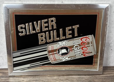 Coors Silver Bullet Bar Mirror