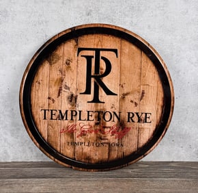 Templeton Rye Iowa Whiskey Sign