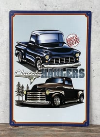 Classic haulers Tin Truck Sign