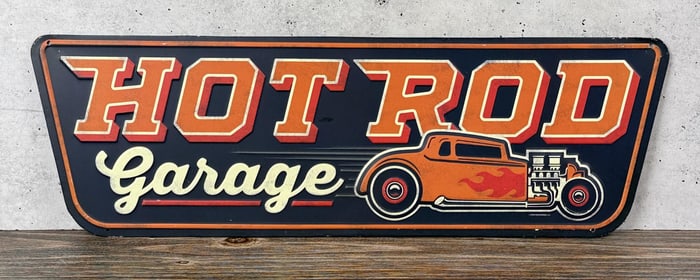 Hot Rod Garage Sign