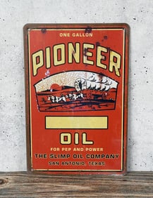 Pioneer Oil Sign