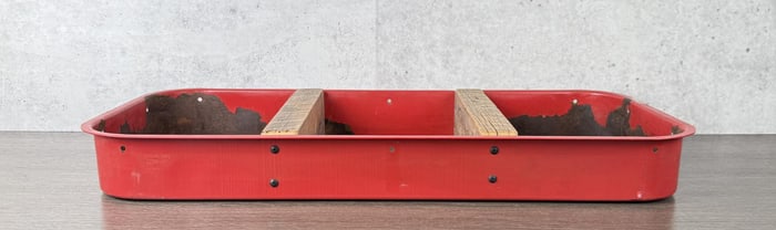 Red Wagon Bed Planter Box