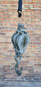 Industrial 2 Wheel Block Tackle Pulley