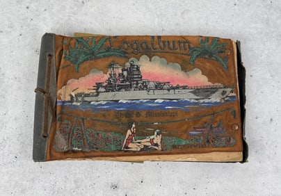 WW2 USS Mississippi Photo Album