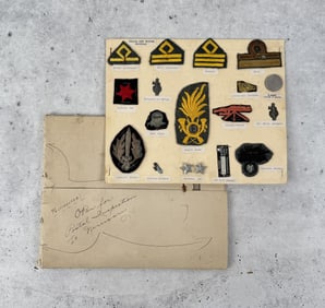Collection of WW2 Italian Army Insignia