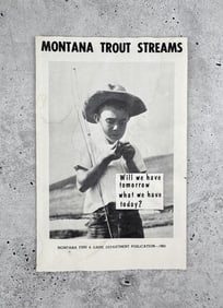 1962 Montana Trout Streams Fishing Regulations