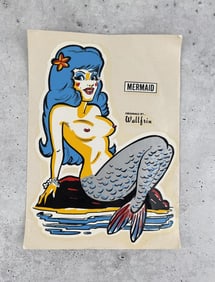 Wallfrin Nude Mermaid Decal