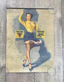 Victor Gaskets Medcalf Pin Up Girl Calendar Top