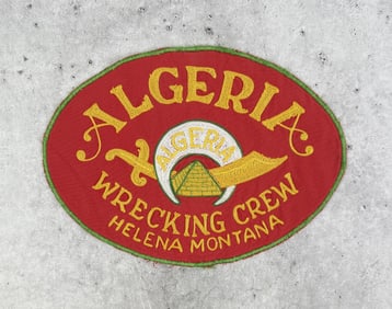 Algeria Wrecking Crew Helena Montana Patch