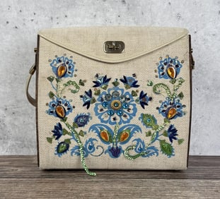 Mid Century Enid Collins Style Box Purse