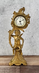 Jennings Brothers Cherub Mantle Clock