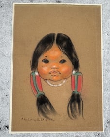 Nancy McLaughlin Pastel Drawing Montana