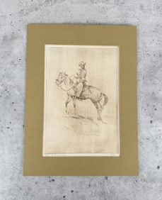 Ace Powell Engraving Montana Cowboy