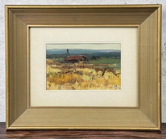 William Bill Bailey Montana Watercolor Painting