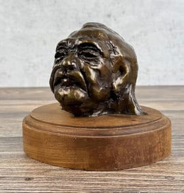 JQB Einstein Head Bronze