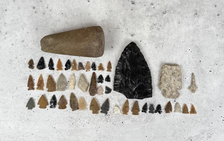 Collection of Ancient Indian Stone Artifacts