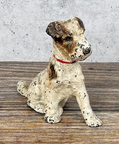 Hubley Cast Iron Fox Terrier Door Stop