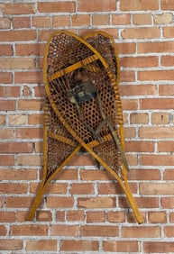 Bear Paw Wood Snowshoes