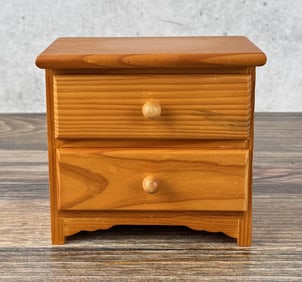 Syndees Crafts Miniature Wood Chest of Drawers