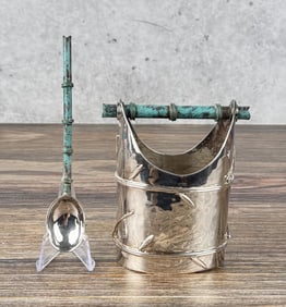 Emilia Castillo Silver Plate Sugar Bucket Bowl