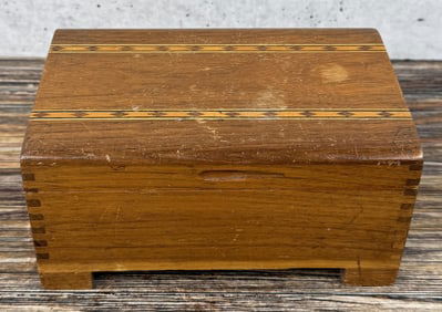 Antique Wood Music Box