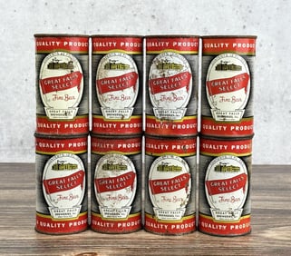 Great Falls Select Montana Beer Can Collection
