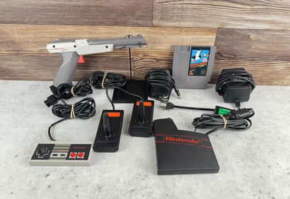 Nintendo NES Games Controllers Power Cords