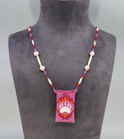 Native American Indian Beaded Medicine Bag