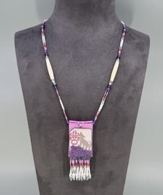 Native American Indian Beaded Medicine Bag