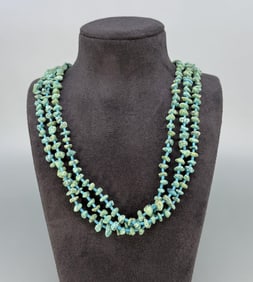 Santo Domingo Pueblo Heishi Turquoise Necklace