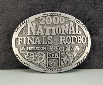 Montana Silversmiths Hesston Rodeo Belt Buckle