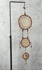 Native American Indian Beaded Dream Catcher