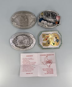 New Mexico Balloon Fiesta Belt Buckles