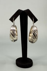 Taxco Mexico TM-80 Sterling Silver Earrings