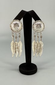 Montana Silversmiths Feather Dangle Earrings