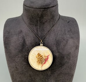 Sterling Silver Morpho Butterfly Necklace