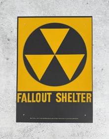 US Department of Defense Fallout Shelter Sign