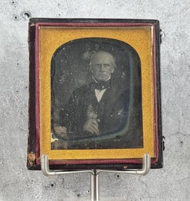 Antique Daguerreotype Photo In Case