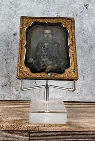 Antique Daguerreotype Photo Fancy Vest