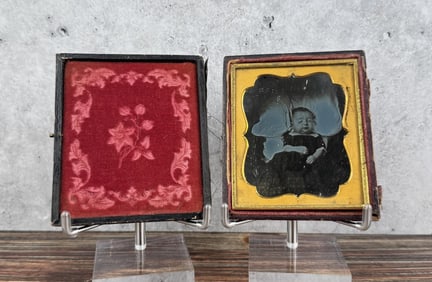 Post Mortem Baby Daguerreotype Photo