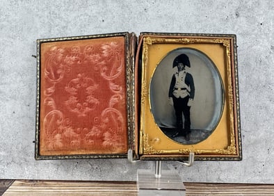 Melainotype Connecticut Putnam Phalanx Soldier