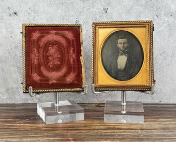 Antique Daguerreotype Photo Stately Gentleman