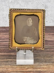 Scoville Daguerreotype Photo Woman in Mourning