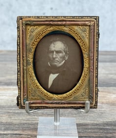 Antique Daguerreotype Photo Fancy Bowtie