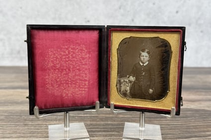 Antique Daguerreotype Photo Wealthy Child