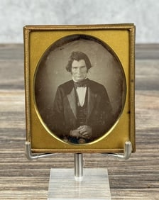 Antique Daguerreotype Photo Stately Gentleman