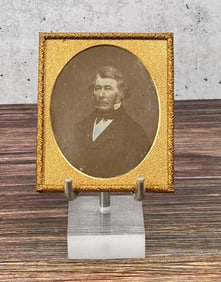 Antique Daguerreotype Photo Stately Gentleman