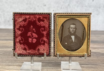 Antique Daguerreotype Photo Fancy Beard